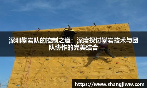 深圳攀岩队的控制之道：深度探讨攀岩技术与团队协作的完美结合