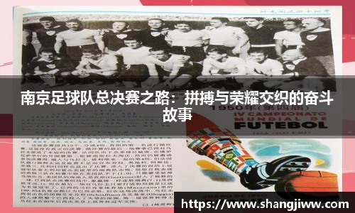 南京足球队总决赛之路：拼搏与荣耀交织的奋斗故事