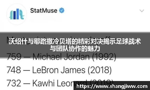 沃绍什与耶路撒冷贝塔的精彩对决揭示足球战术与团队协作的魅力